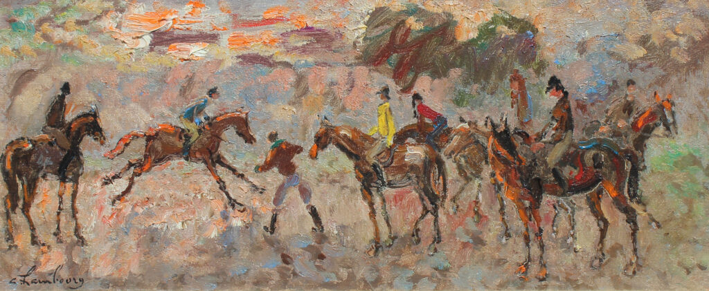 Findlay-Galleries-Andre-Hambourg-A-La-Carriere-en-Novembre