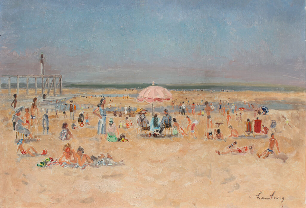 Andre-Hambourg-Findlay-Galleries-Maree-Basse-a-Trouville