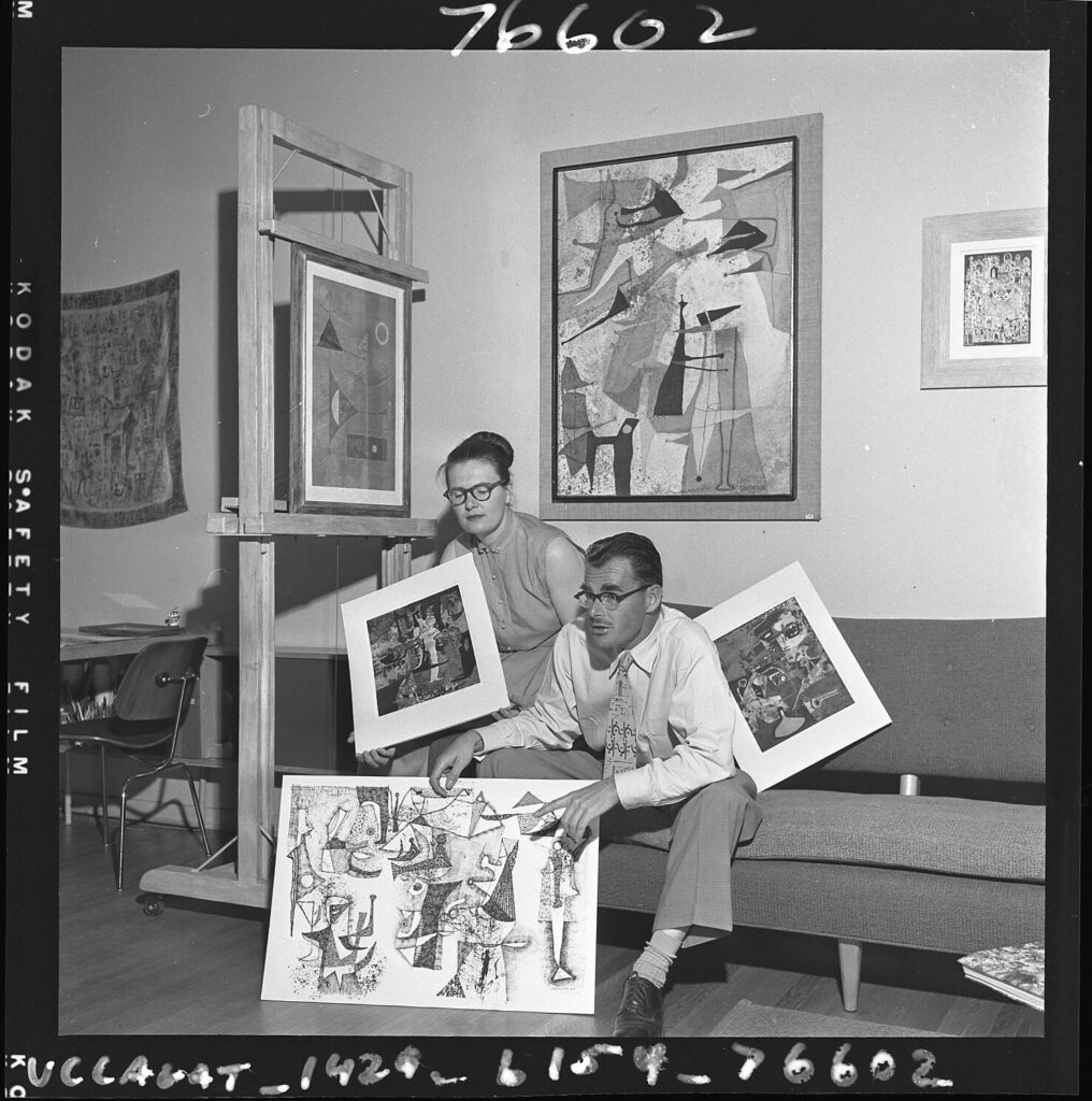 Leonard Edmondson in the Studio