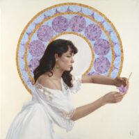 lluis-ribas-Una Mirada al Modernismo con flor violeta-findlay