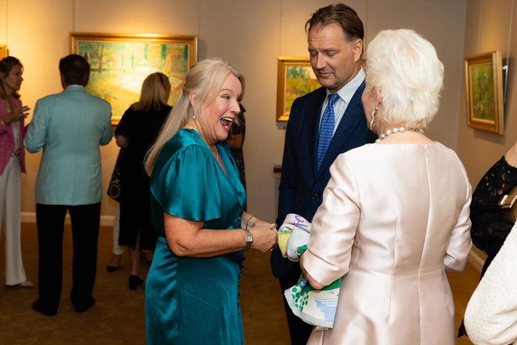 The King's Foundation Inaugural Palm Beach Event at Findlay Galleries - Kristine Murrin, Nicholas Varney and Jeannie Rutherfoord
