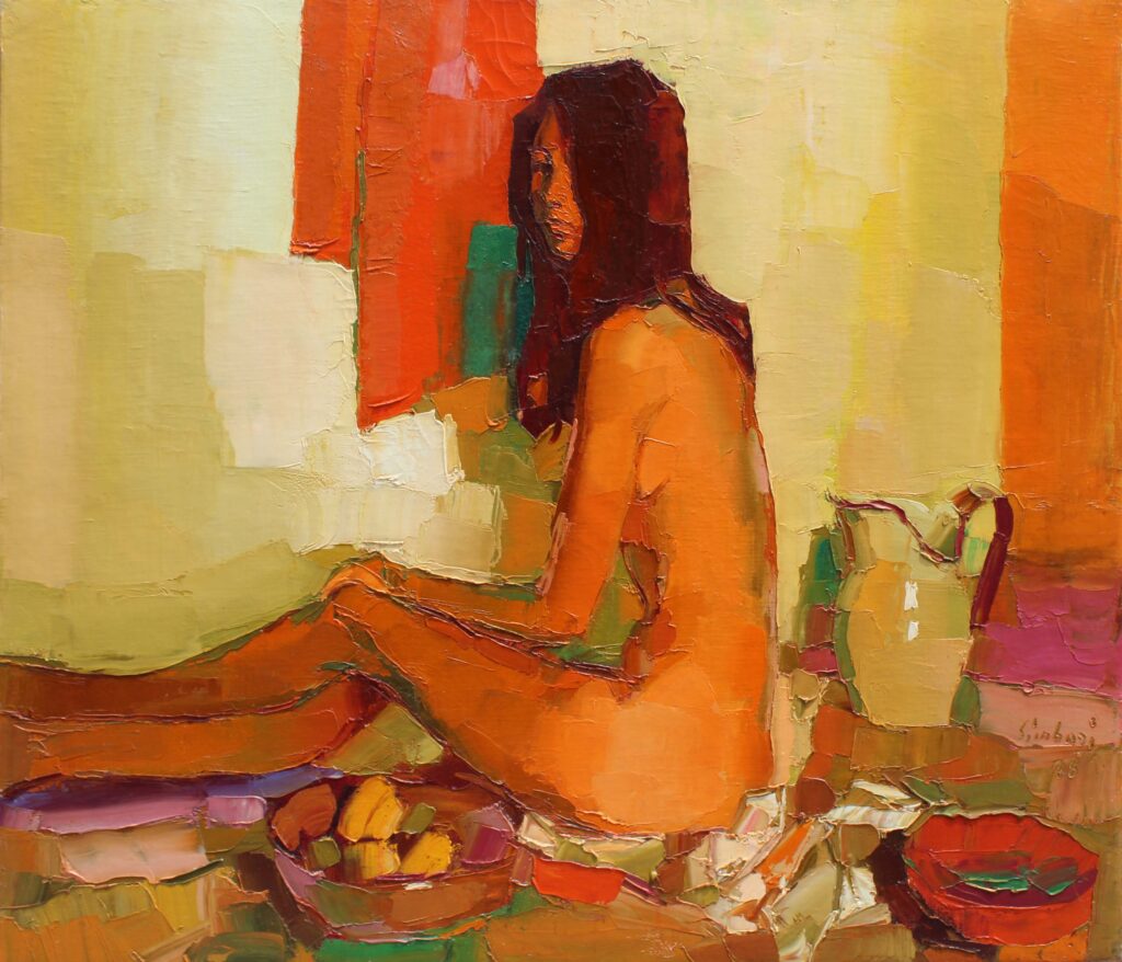 Figures and Expression Findlay Galleries Exhibition painting nicola simbari