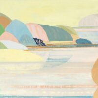 Belynda Henry Painting bright pastel yellow