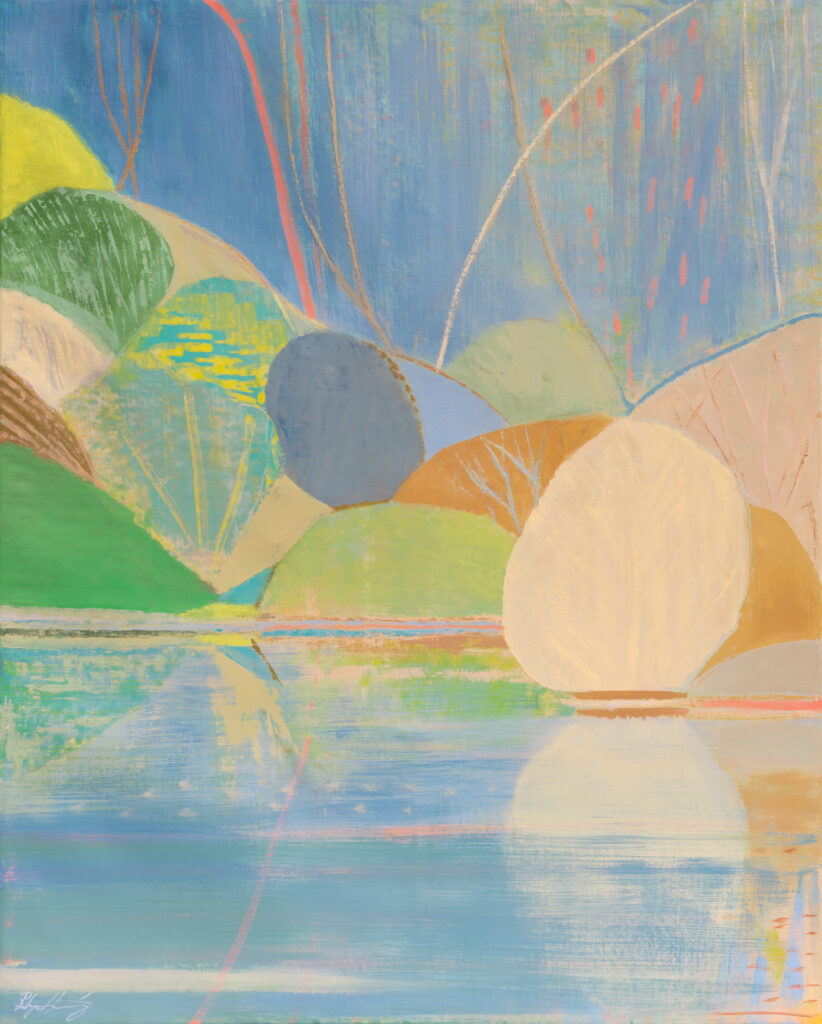 Belynda Henry Painting soft blue