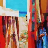 Nicola Simbari painting La Dolce Vita