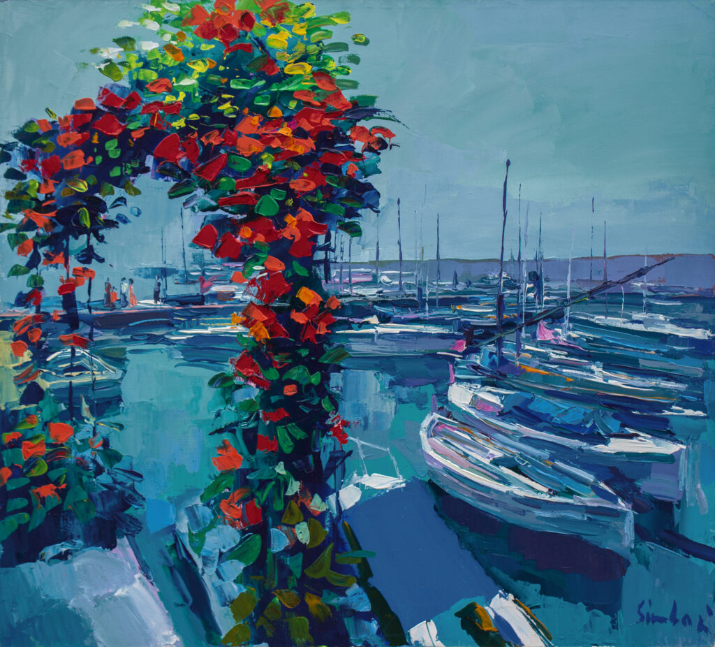 Nicola Simbari painting La Dolce Vita