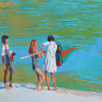 Nicola Simbari painting La Dolce Vita