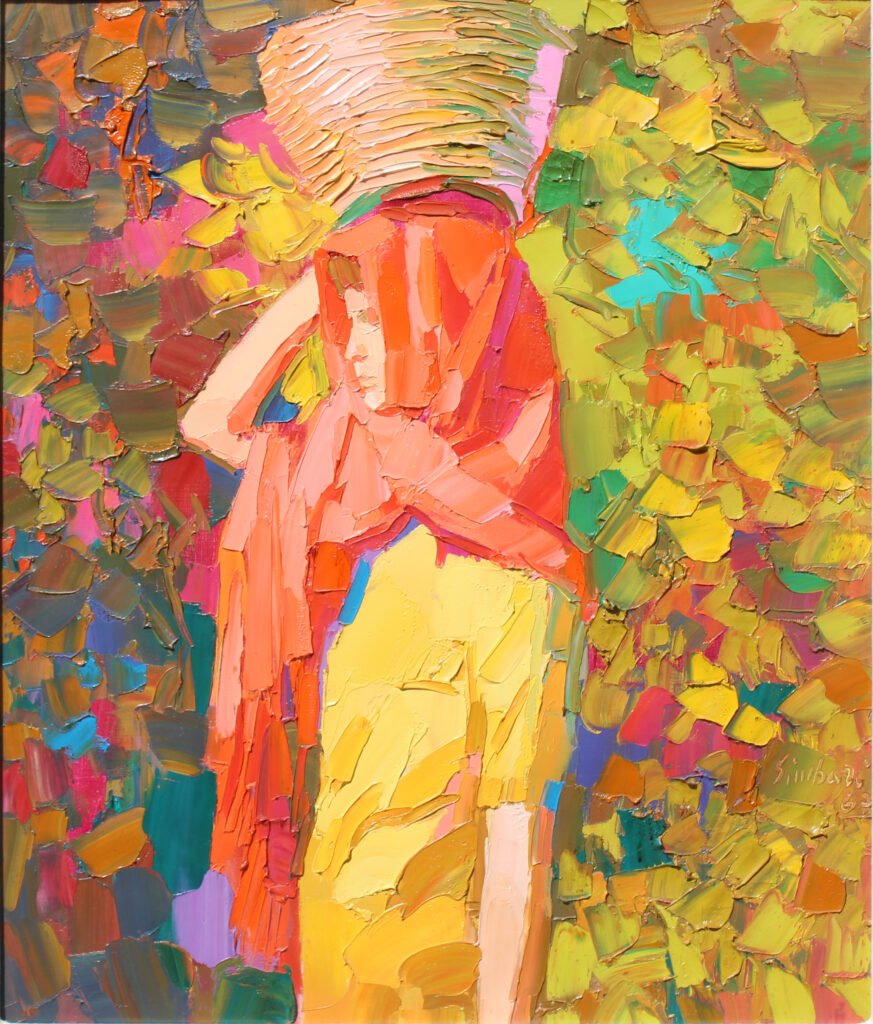 Nicola Simbari painting La Dolce Vita