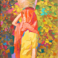 Nicola Simbari painting La Dolce Vita