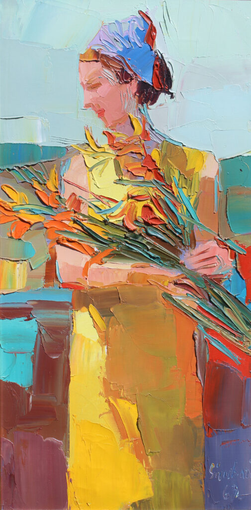 Nicola Simbari painting La Dolce Vita