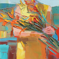 Nicola Simbari painting La Dolce Vita