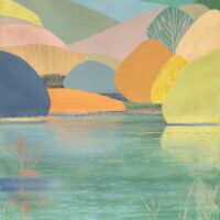 Belynda Henry Painting vivid green