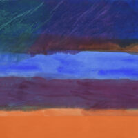 ronnie landfield recent works stained abstract color field