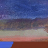 ronnie landfield recent works stained abstract color field