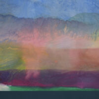 ronnie landfield recent works stained abstract color field