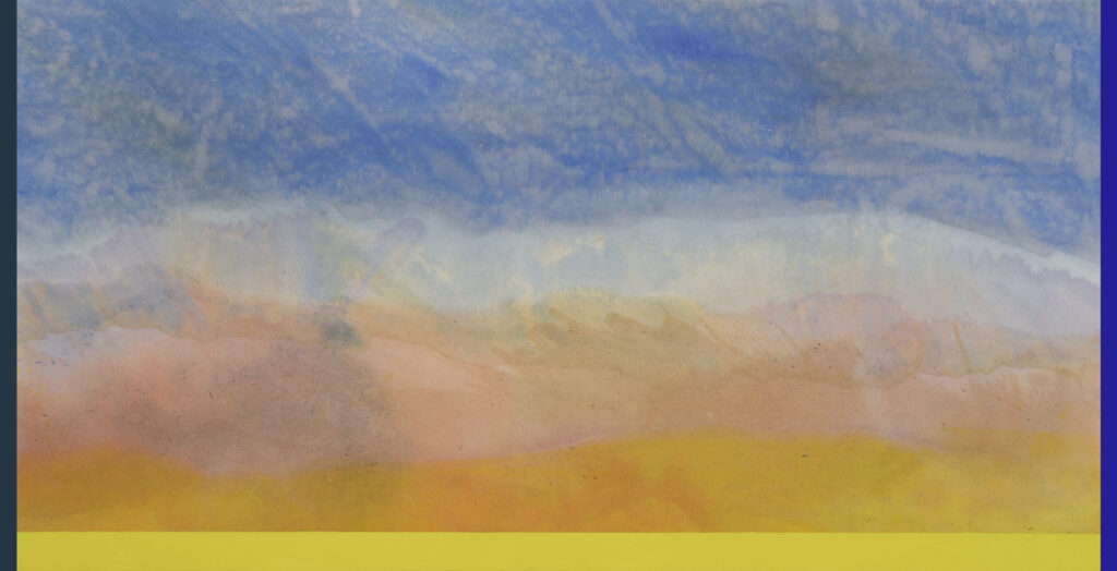 ronnie landfield recent works stained abstract color field