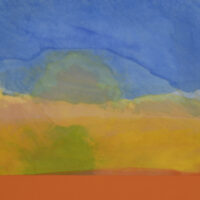 ronnie landfield recent works stained abstract color field