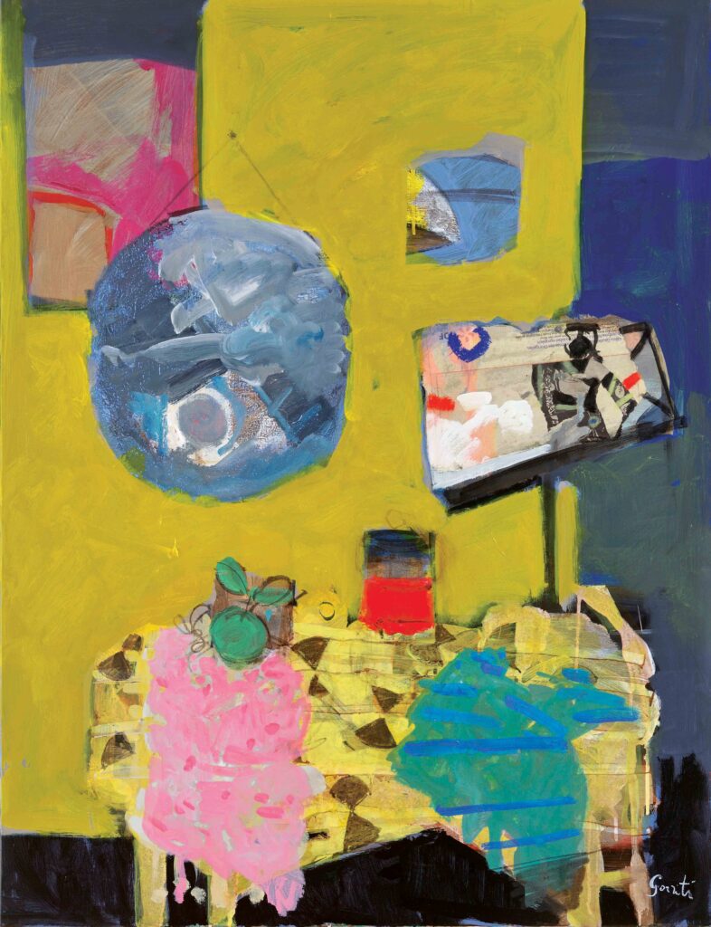 Gilles Gorriti Painting Yellow