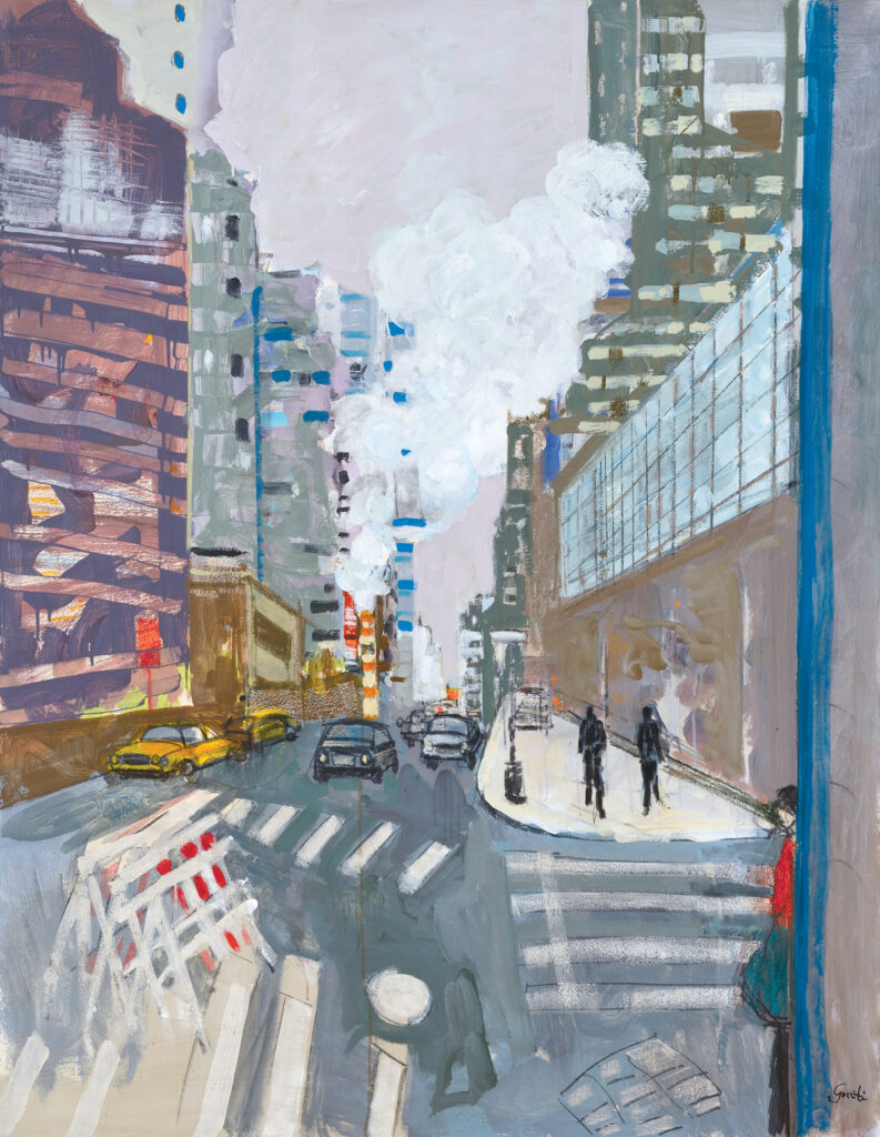 Gilles Gorriti Painting New York city