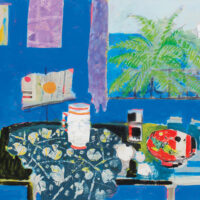 Gilles Gorriti Painting mediterranean window interior