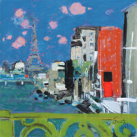 Gilles Gorriti Painting Paris Balcony