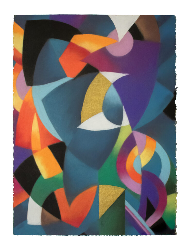 Amy Grantham Findlay Galleries Abstract Pastel on Paper Colorful