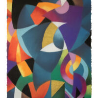 Amy Grantham Findlay Galleries Abstract Pastel on Paper Colorful