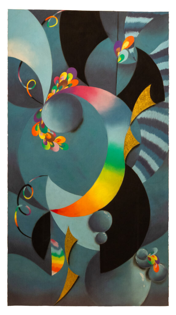 Amy Grantham Pastel on paper Abstract Colorful Painting Findlay Galleries