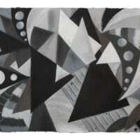 Amy Grantham Findlay Galleries Abstract Pastel on paper Black and White