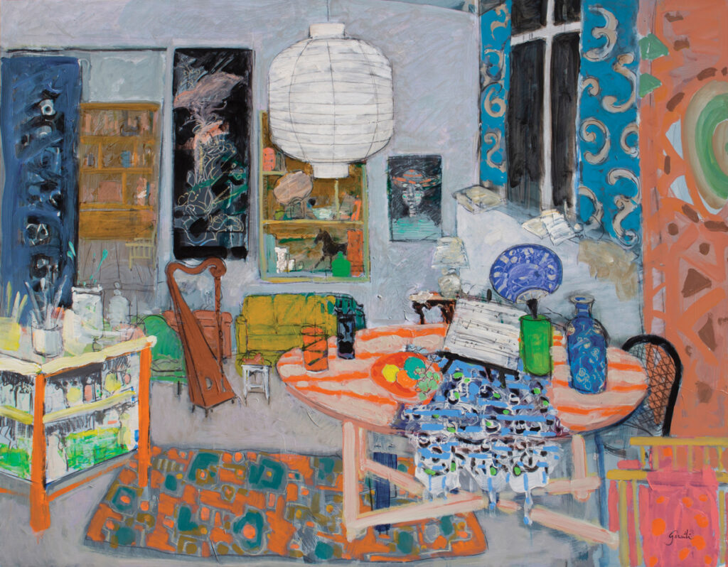 Gilles Gorriti Painting Artist Studio interior