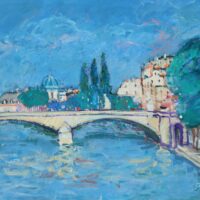Gilles Gorriti Painting Paris La Seine