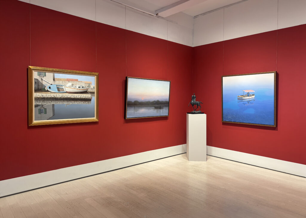Installation view of The Quiet Expanse at Findlay Galleries New York