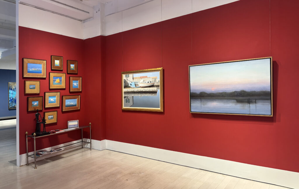 Installation view of The Quiet Expanse at Findlay Galleries New York